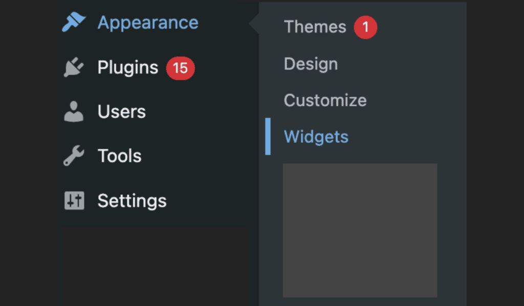 Widgets access 