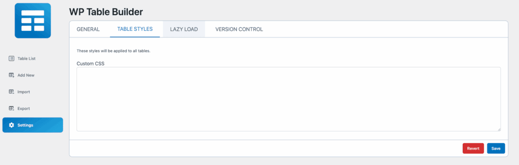 Custom CSS