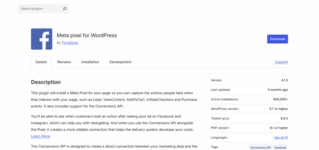 how to install facebook pixel on wordpress facebook pixel plugin