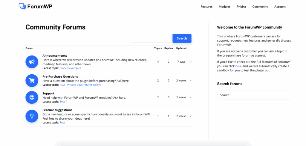 wordpress forum plugin forumwp settings