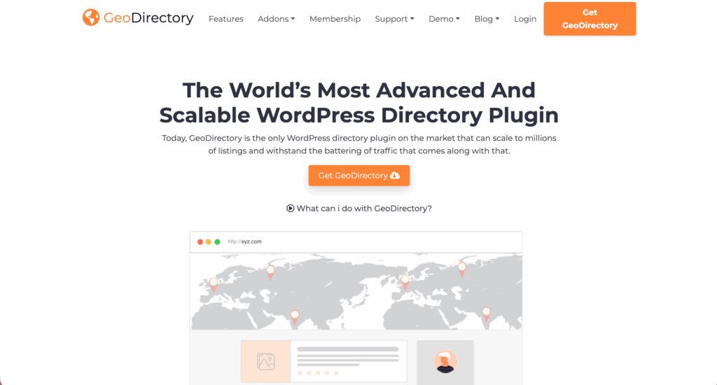 GeoDirectory homepage