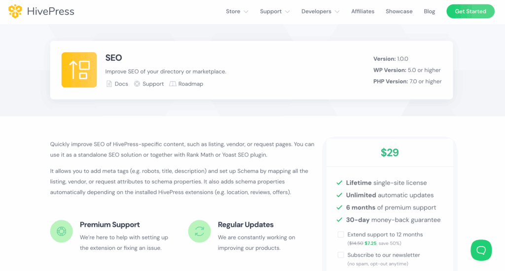 HivePress SEO extension
