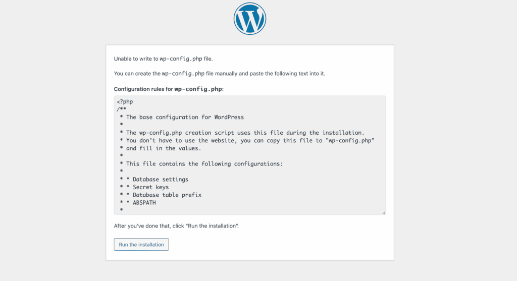 wpconfig.php code