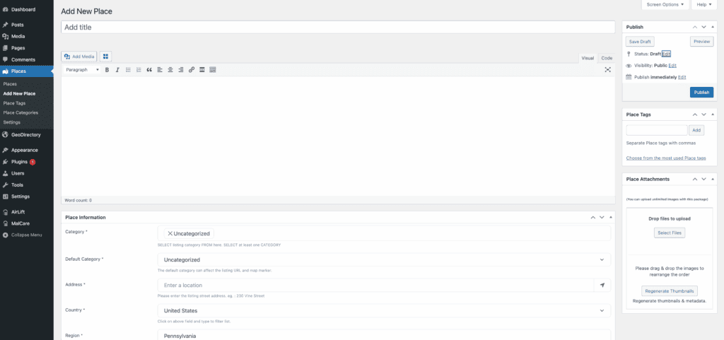 Add-a-listing-geodirectory