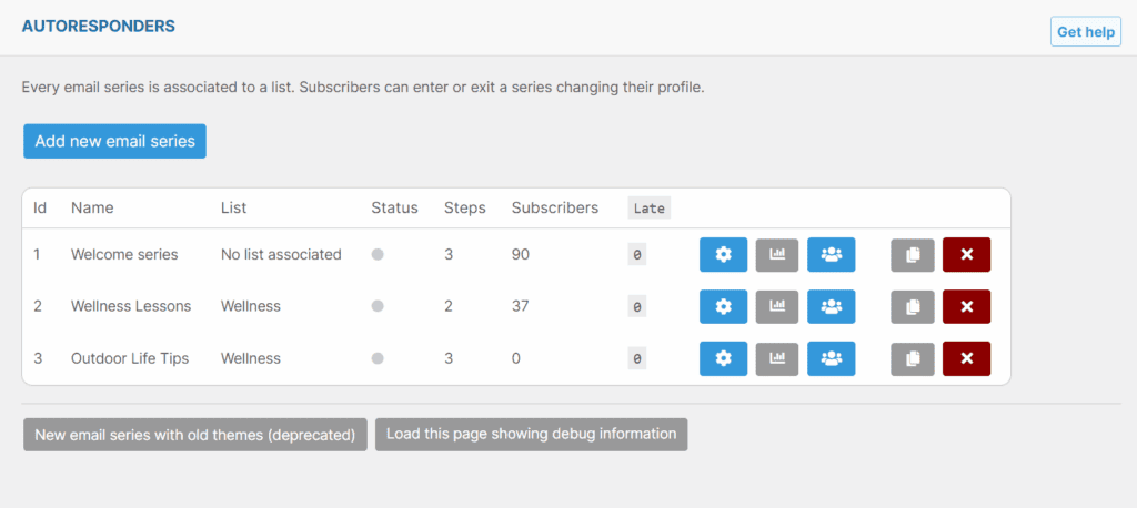 Autoresponder the newsletter plugin
