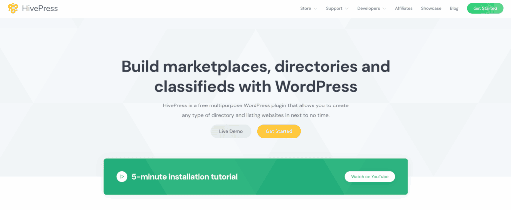 HivePress homepage