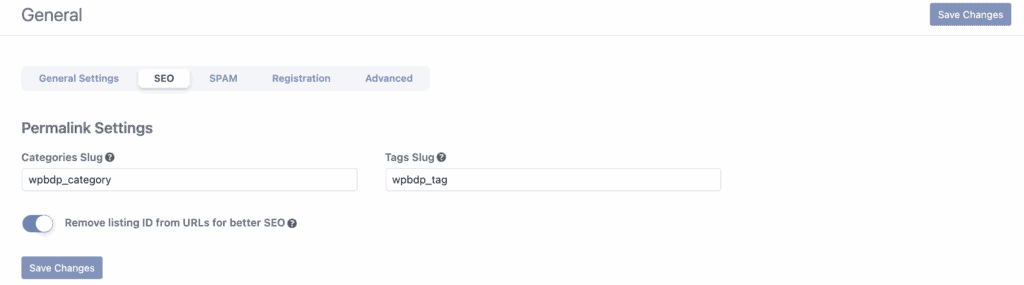 SEO Business Directory Plugin module