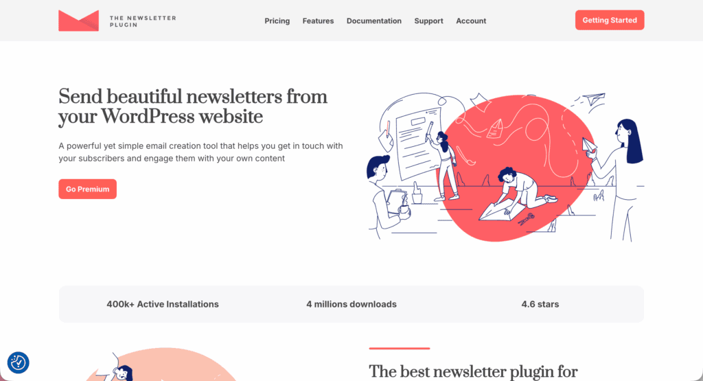 The newsletter plugin homepage