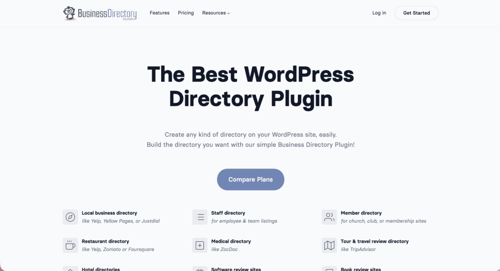 business directory plugin homepage