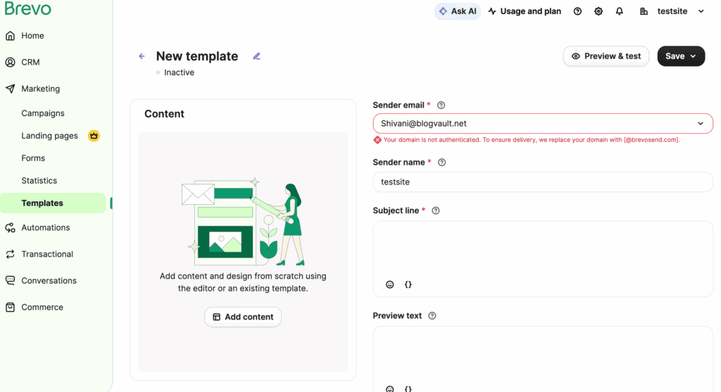email templates brevo