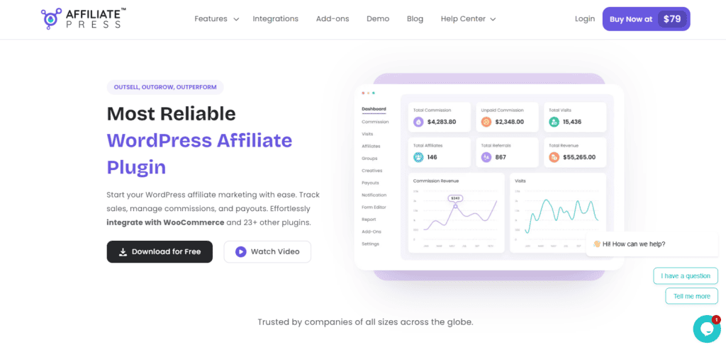 Affiliatepress homepage