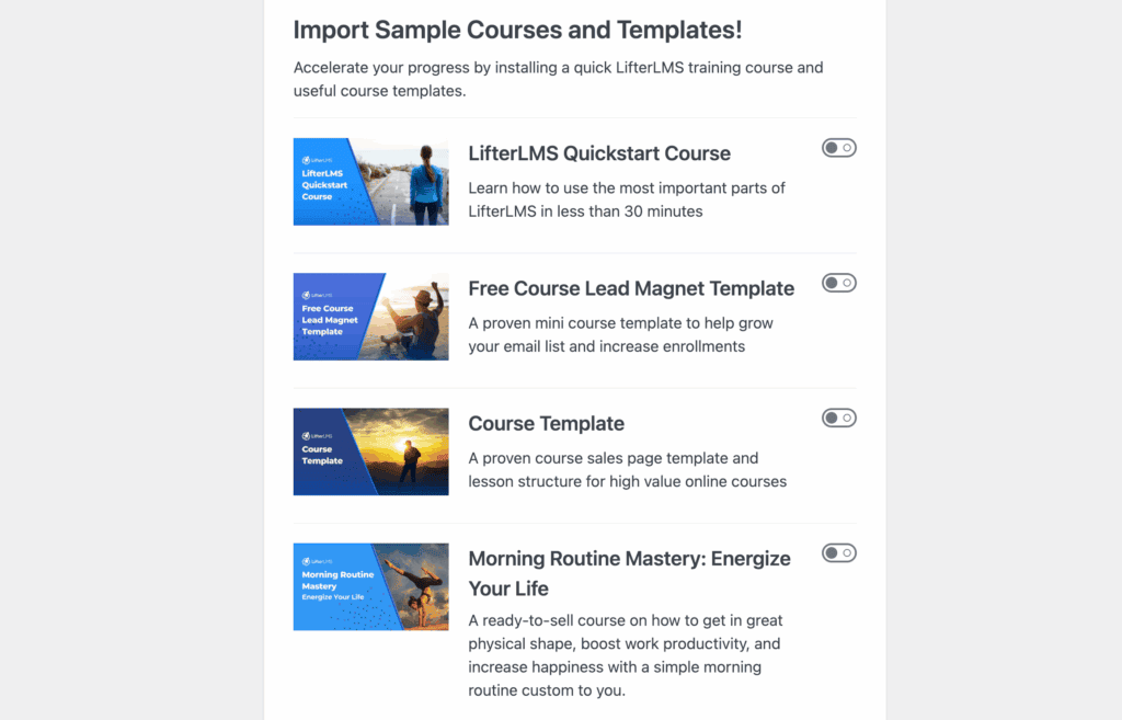 Templates LifterLMS 