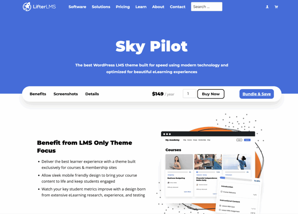 Sky pilot theme