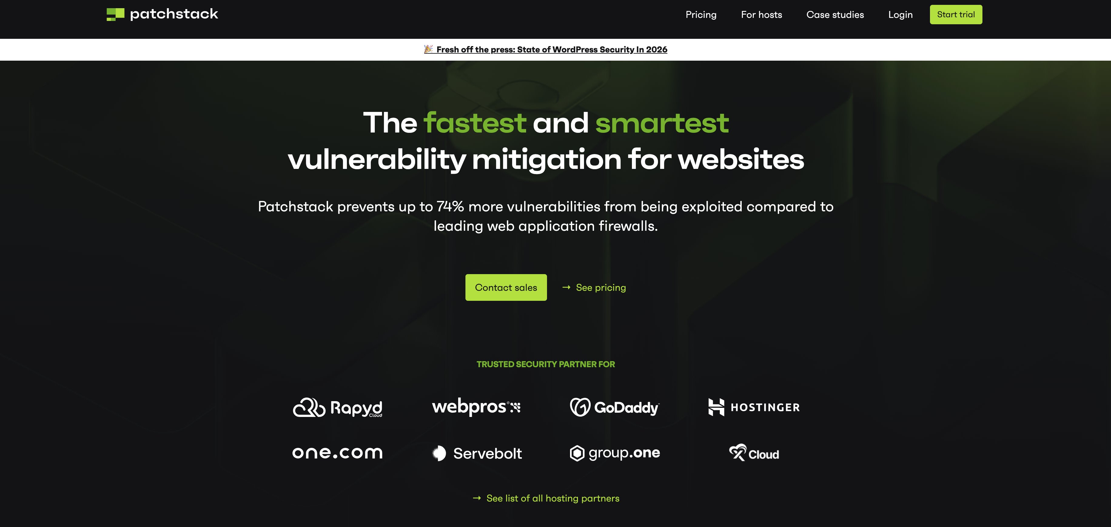 patchstack homepage