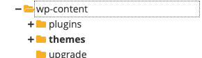 theme in themes folder