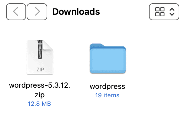unzip file