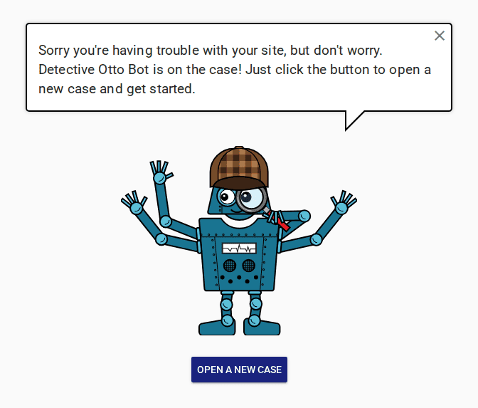 Plugin Detective troubleshooting screen for starting a guided conflict case
