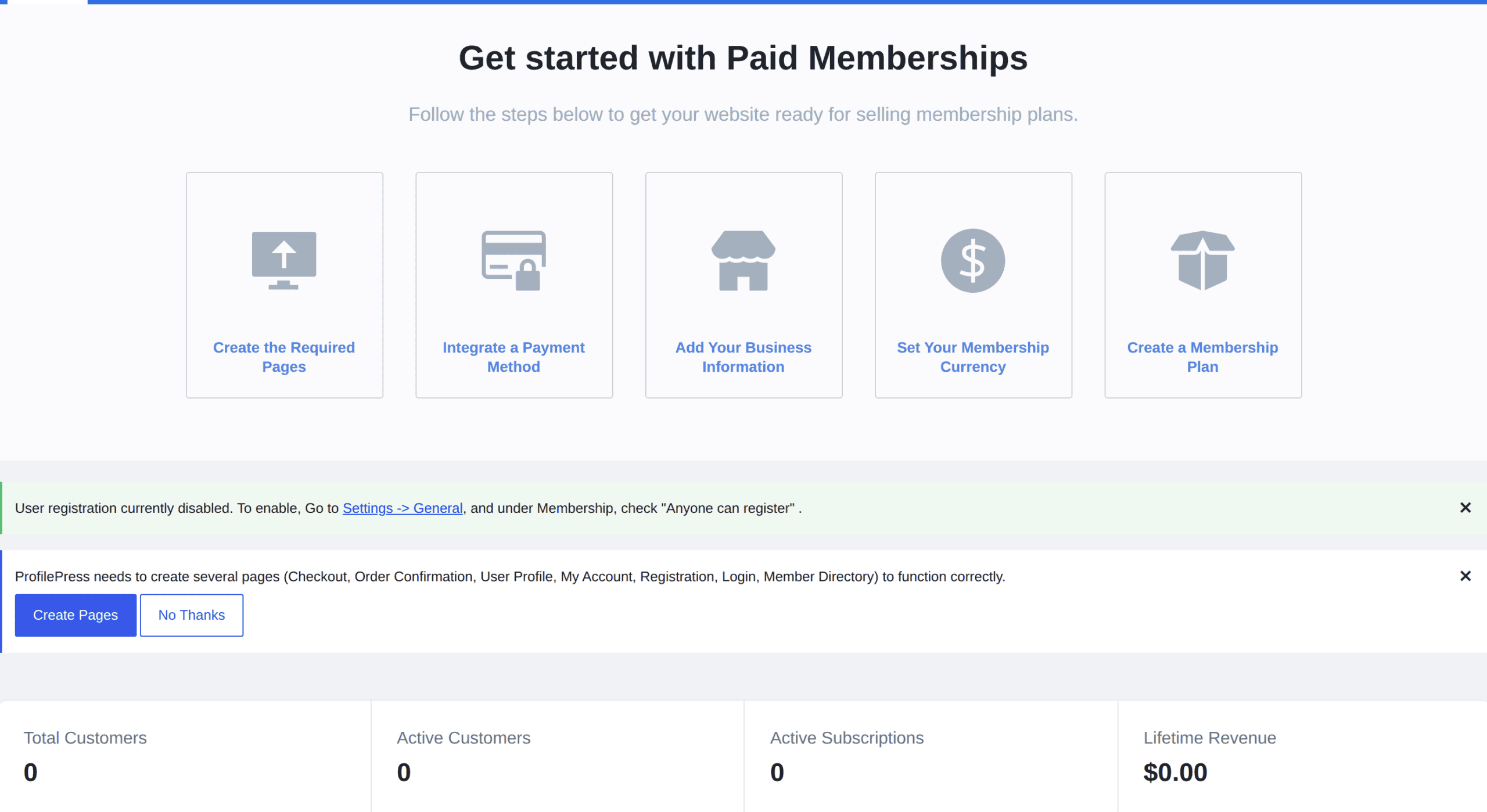 ProfilePress membership dashboard for paid access and account flows