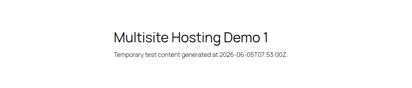 Published WordPress page generated from content in the shared admin system