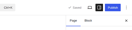 WordPress editor toolbar with Preview and Update controls
