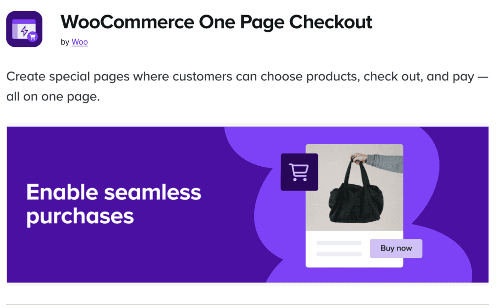 woocommerce one page checkout homepage