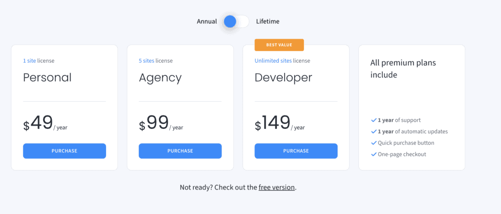 direct checkout pricing