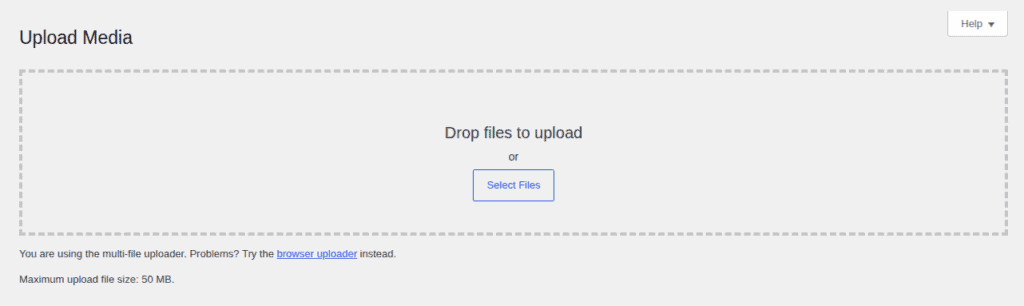 WordPress Media upload maximum file size