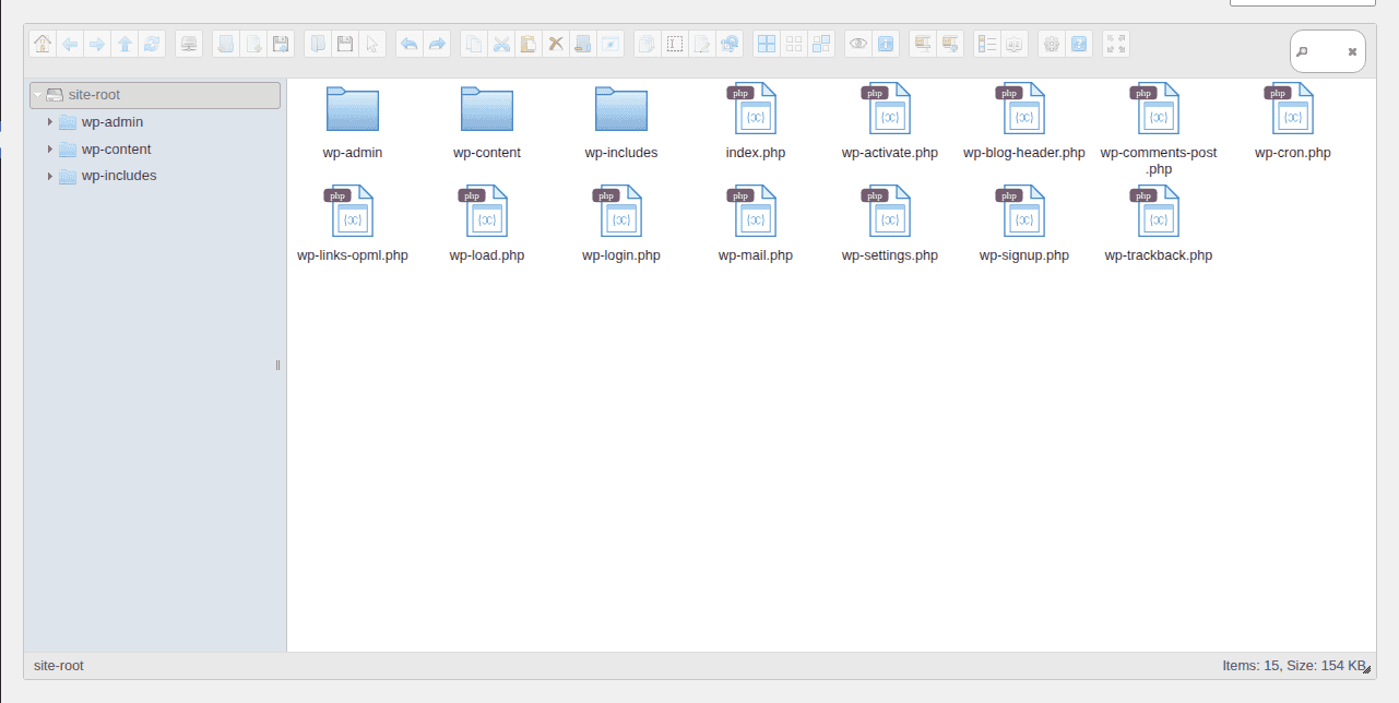 Filester file manager workspace