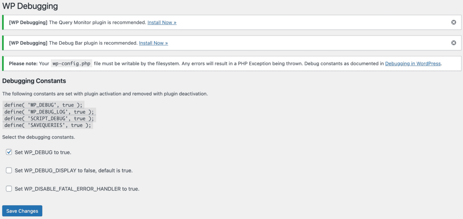 WordPress error logs showing server-related update failures